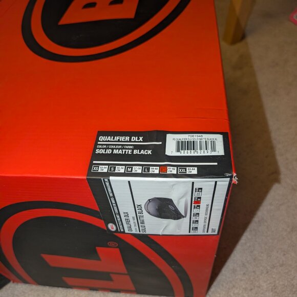 BELL Qualifier DLX Blackout Helmet Matte Black XL Transitions Motorcycle Helmet - Picture 5 of 10